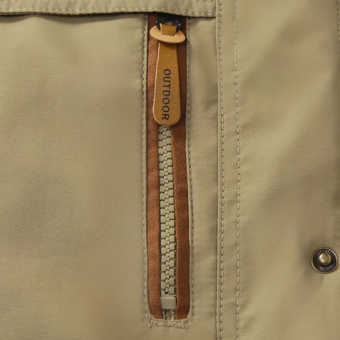 Férfi télikabát plüss béléssel és kapucnival – Stellan