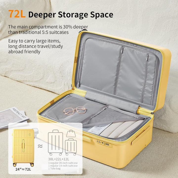 Légitársaság által jóváhagyott 20" kézi poggyász 3:7 elosztással és háromrétegű PC héjjal