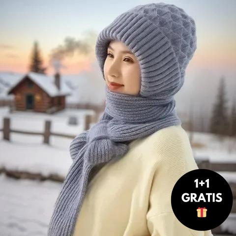 Meleg Nők Sapka Integrált Sál - Nora
