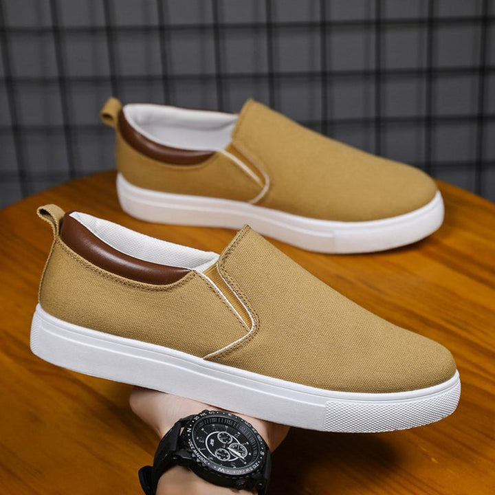 Lennard vászon férfi slip-on cipők
