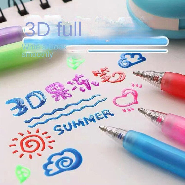 Színes Gélceruza készlet kreatív 3D tervezéshez - 3D ArtPen készlet