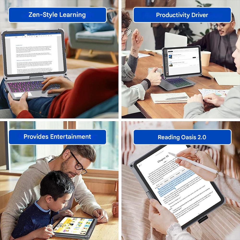 Vezeték nélküli 360°-ban forgatható billentyűzet - KeySpin borító