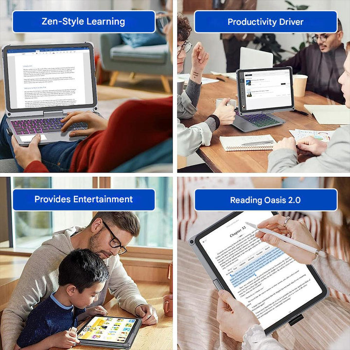Vezeték nélküli 360°-ban forgatható billentyűzet - KeySpin borító