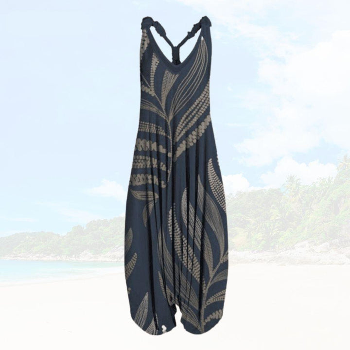 Nyári Női Jumpsuit Laza Szabással – Elenya