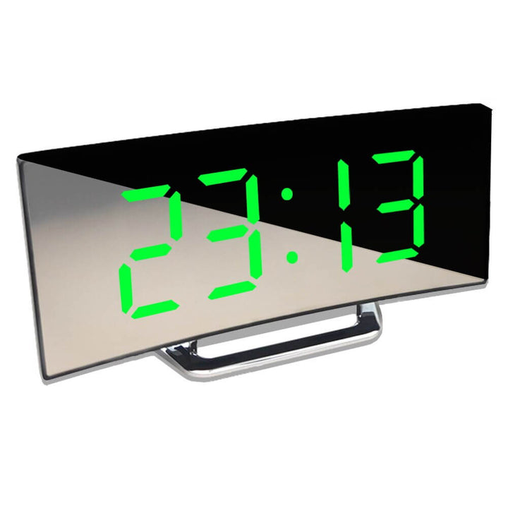 Hajlított LED Digitális Óra Modern Formatervezéssel - LumiCurve