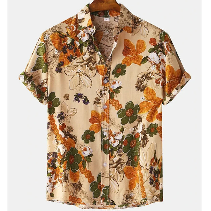 Könnyű és Stílusos Trópusi Ing Virágmintával Férfiaknak – Mateo