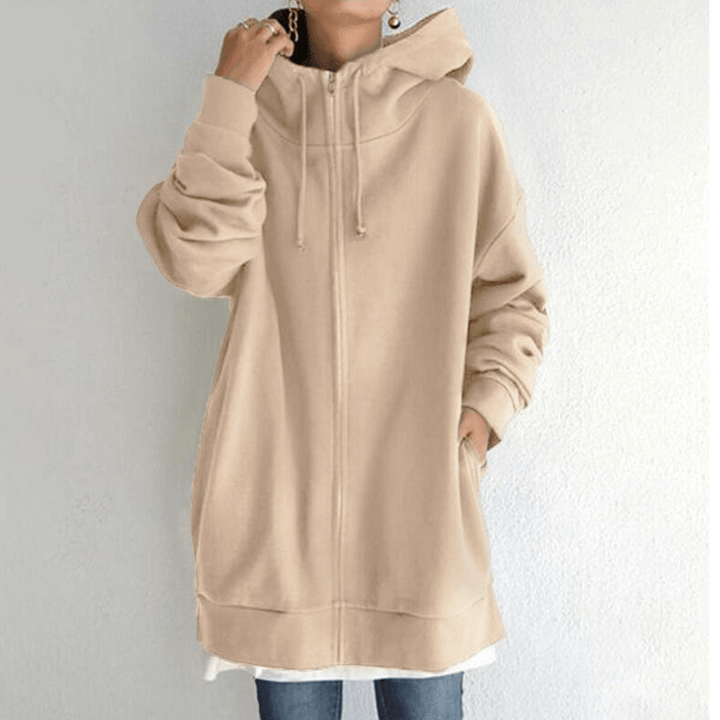 Kényelmes Női Kardigán Kapucnival - ComfyHood
