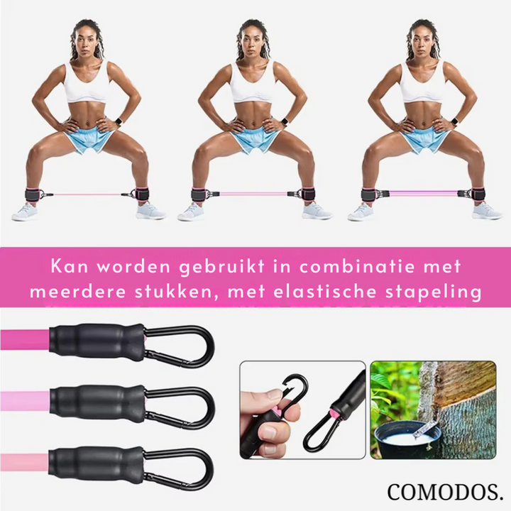 Edzőszalagok Erőteljes Fenékizom Edzésekhez - FlexLift