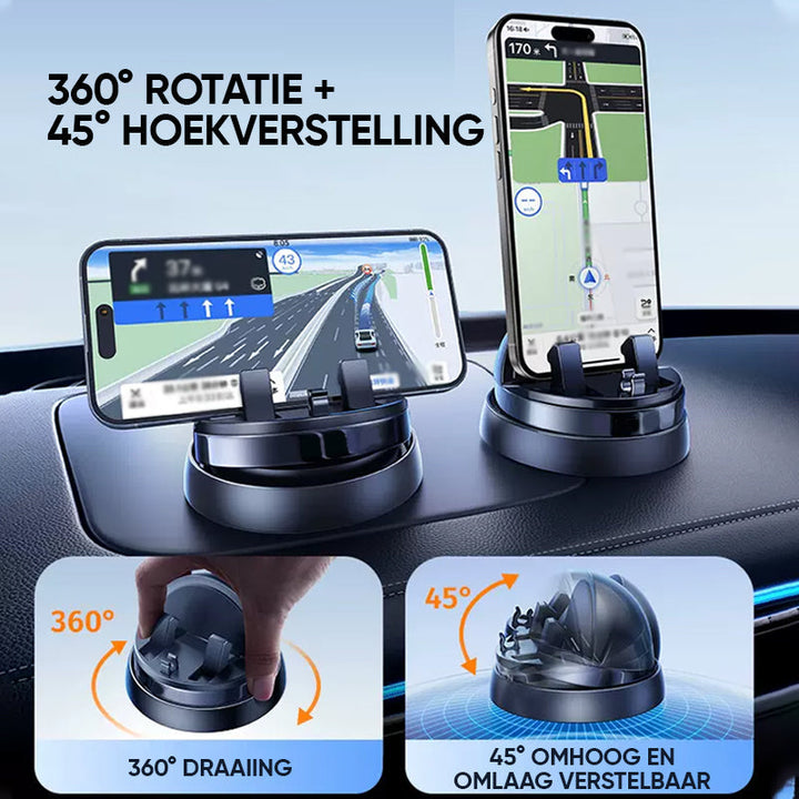 360° Forgatható Telefontartó Autóhoz - GripPro