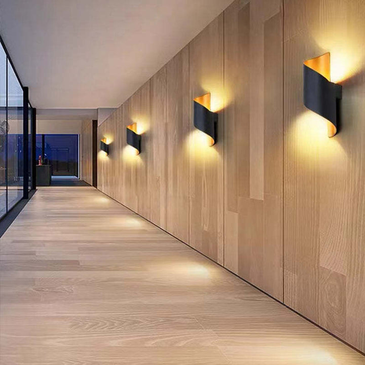 Modern Spirál LED Fali Lámpa - TwistLight