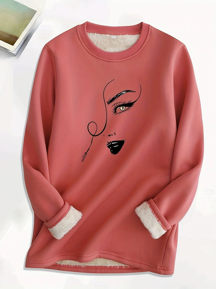 Comfortable Oversized Női Pulóver - Elina