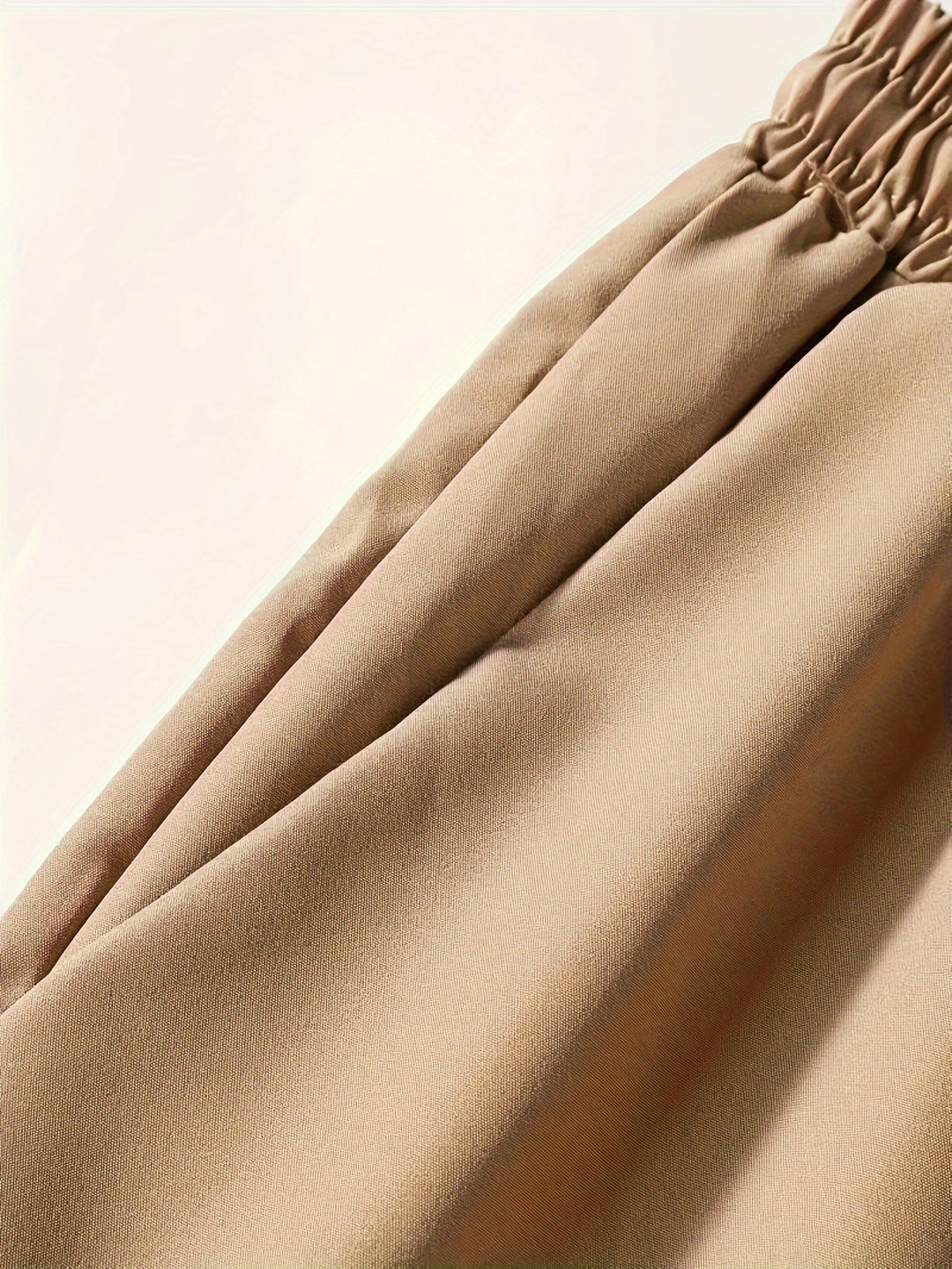 Két részes nyári szett férfiaknak - levélmintás ing és rövidnadrág - Kiano