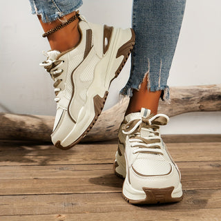 Stílusos Női Sneakers Magas Talppal – Romi
