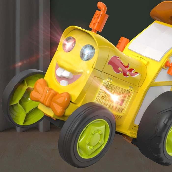 Stuntautó Fénnyel és Zenével – SpinRacer