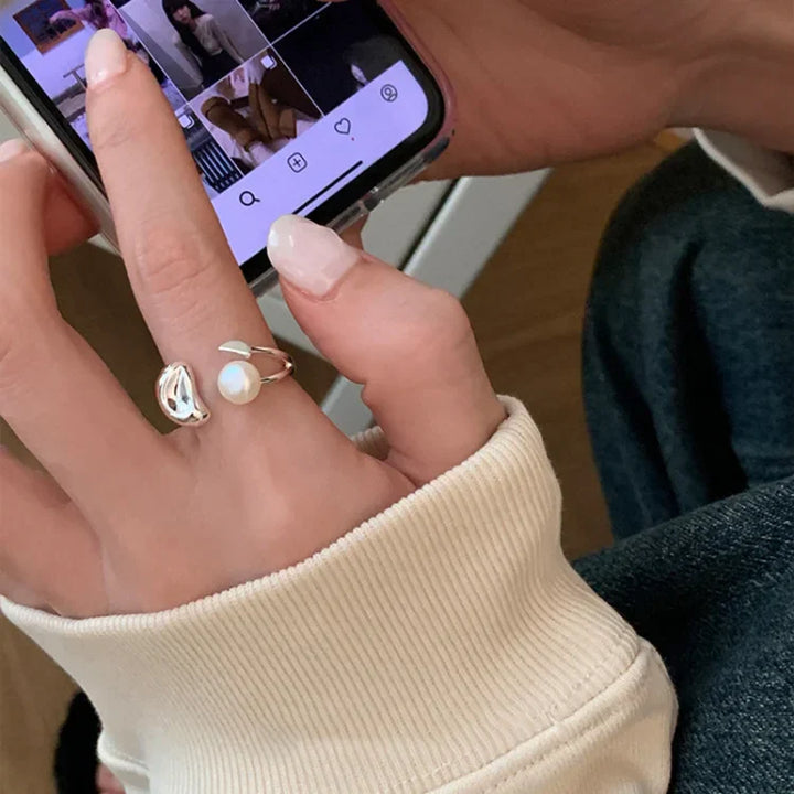 Gyöngyfa Állítható Gyűrű - Elin