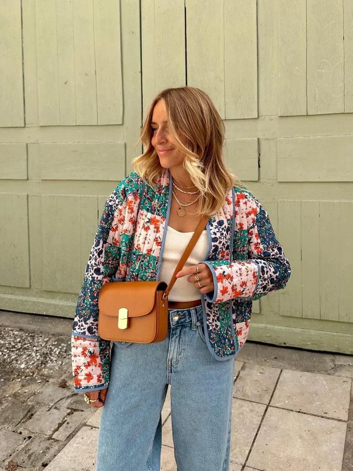 Hordozható patchwork dzseki nőknek – Liora