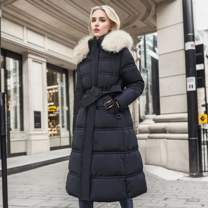 Luxus hosszú parka kabát nőknek - Victoria