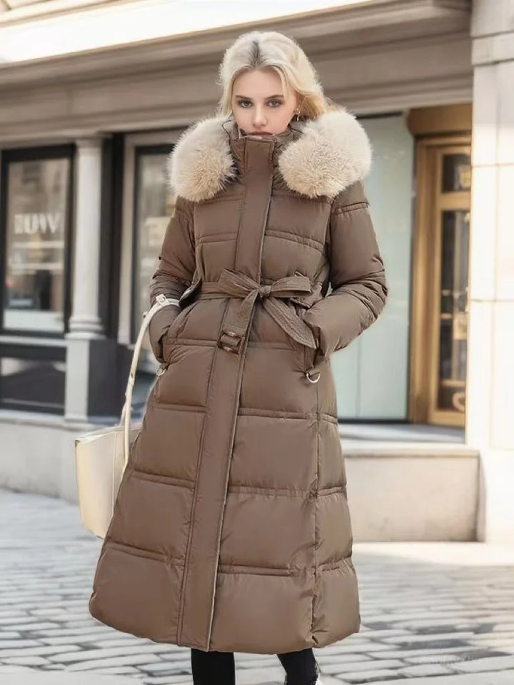 Luxus hosszú parka kabát nőknek - Victoria