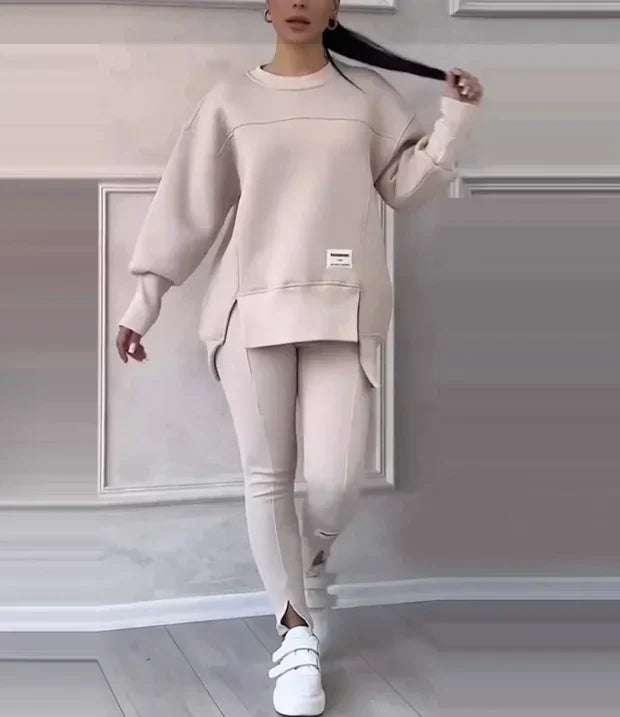 Casual Női Sweatshirt és Legging Szett - Elena