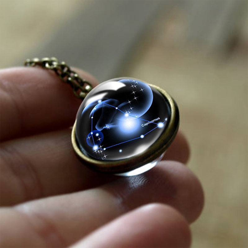 Üveges 12 Csillagjegy Védelmező Medál - Sofia