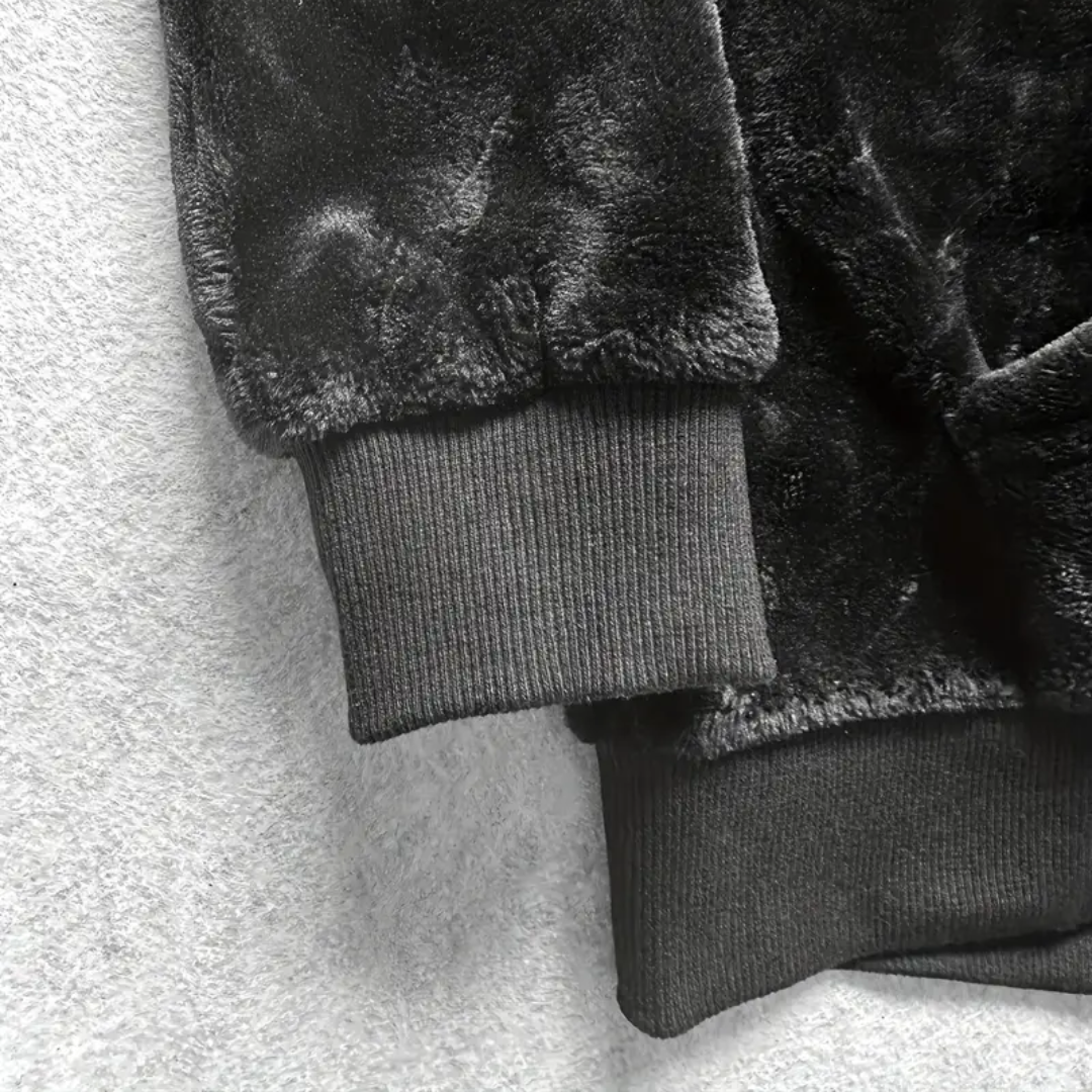 Férfi kapucnis pulóver plüss béleléssel – Emil