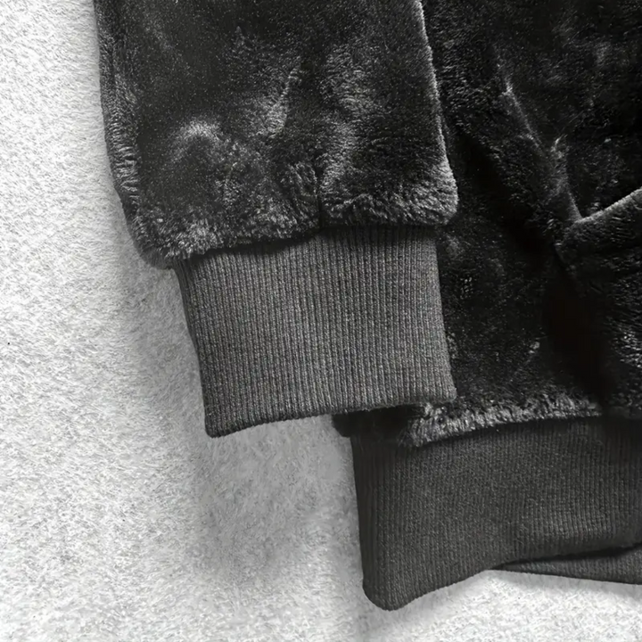 Férfi kapucnis pulóver plüss béleléssel – Emil