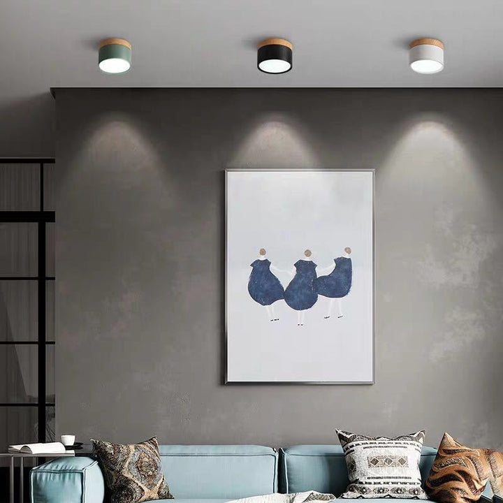 Morandi Stílusú Modern LED Mennyezeti Lámpa - LumiModo