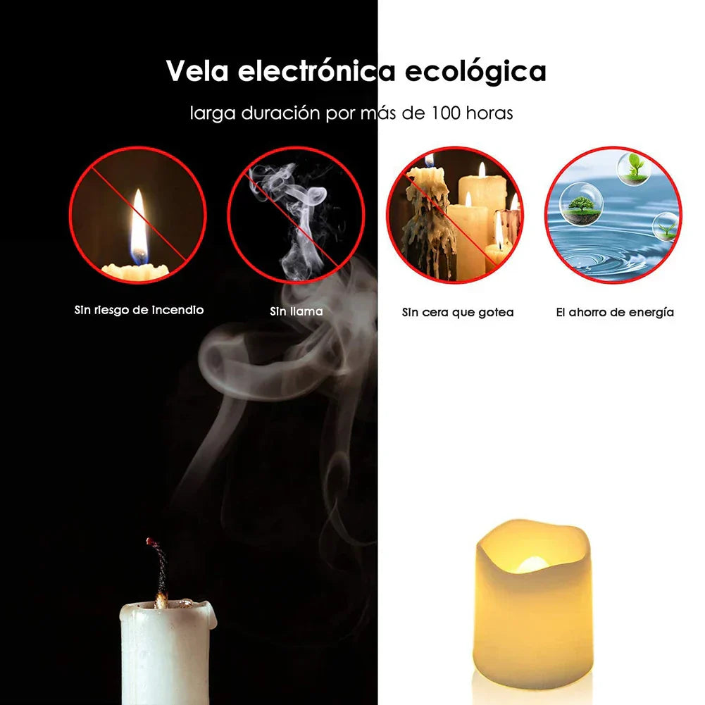 Lángmentes LED Gyertyák a Kellemes Hangulatért - Lumos