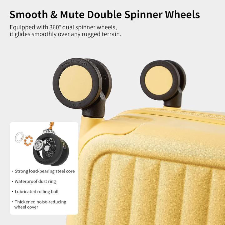 Légitársaság által jóváhagyott 20" kézi poggyász 3:7 elosztással és háromrétegű PC héjjal