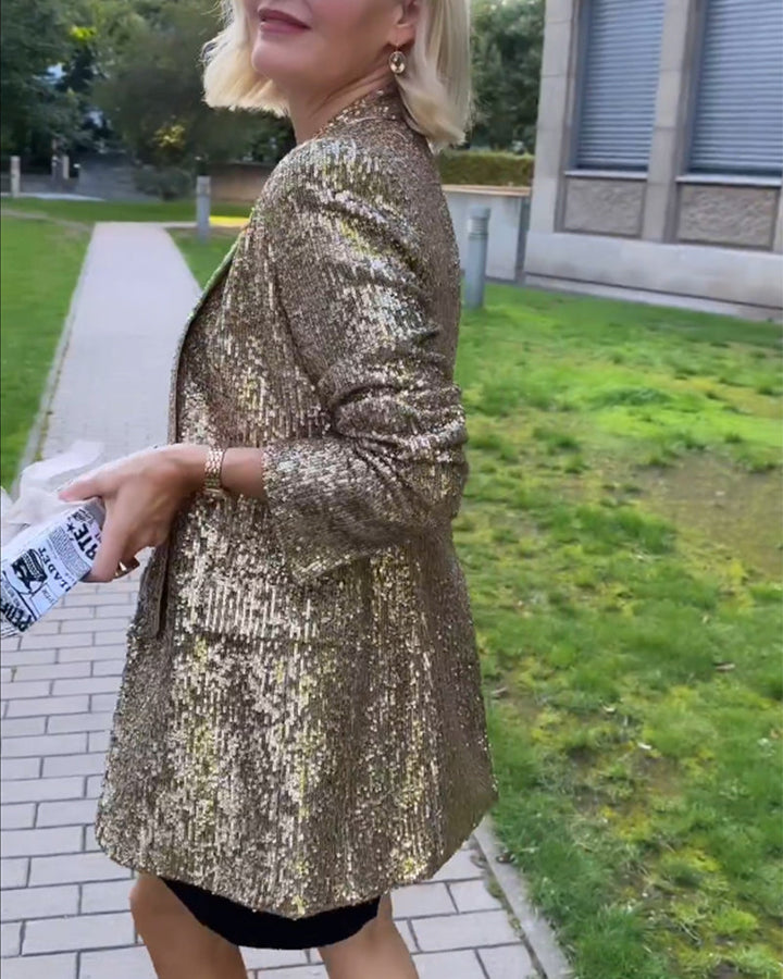 Arany csillogó dzseki flitterekkel - Rosamund