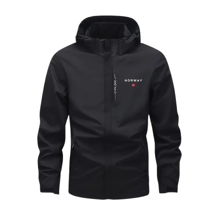 Férfi kültéri dzseki, könnyű és lélegző, levehető kapucnival – Elian