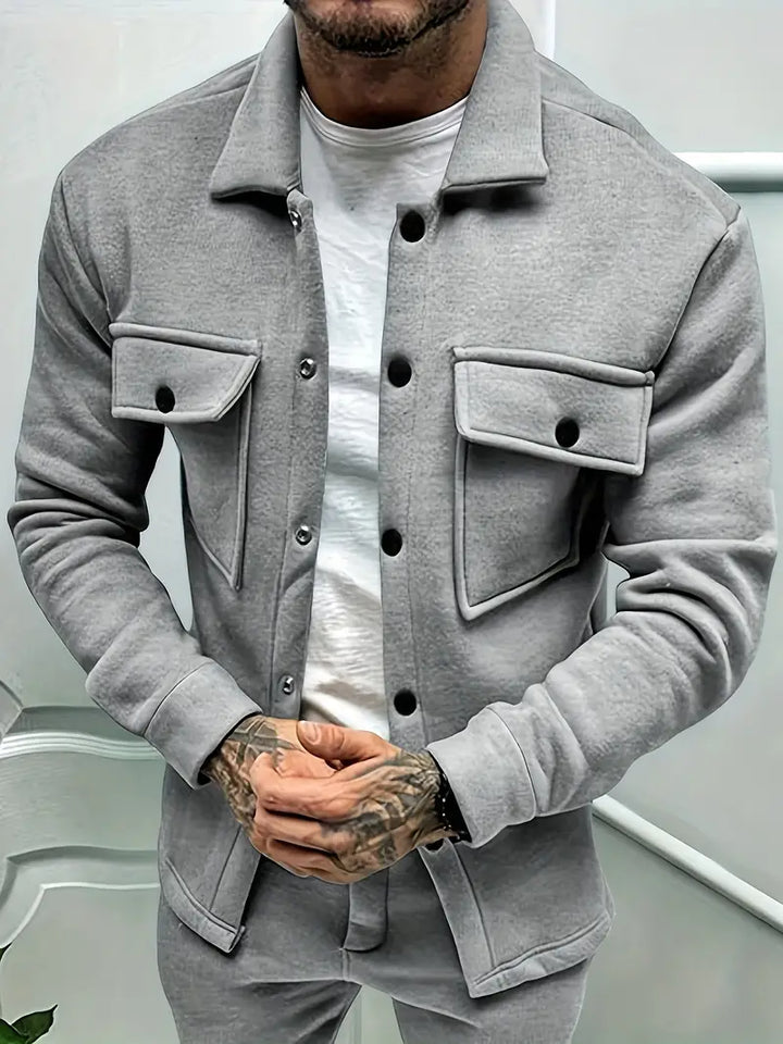 Őszi Férfi Kabát Kemény Fazonnal – Joris