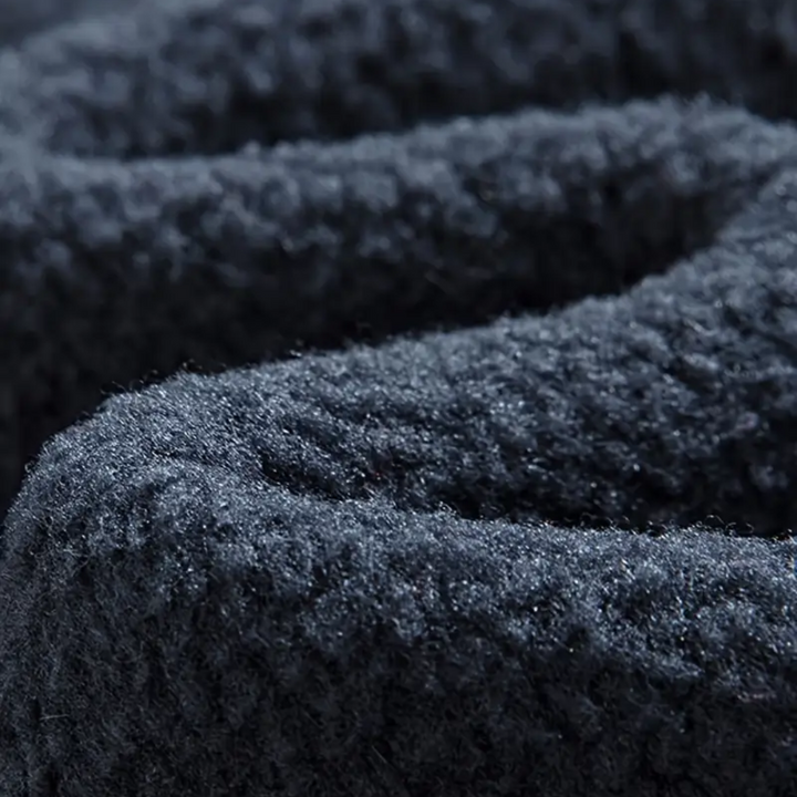 Férfi fleece kültéri mellény – Bélelt, álló gallérral – Kaspar