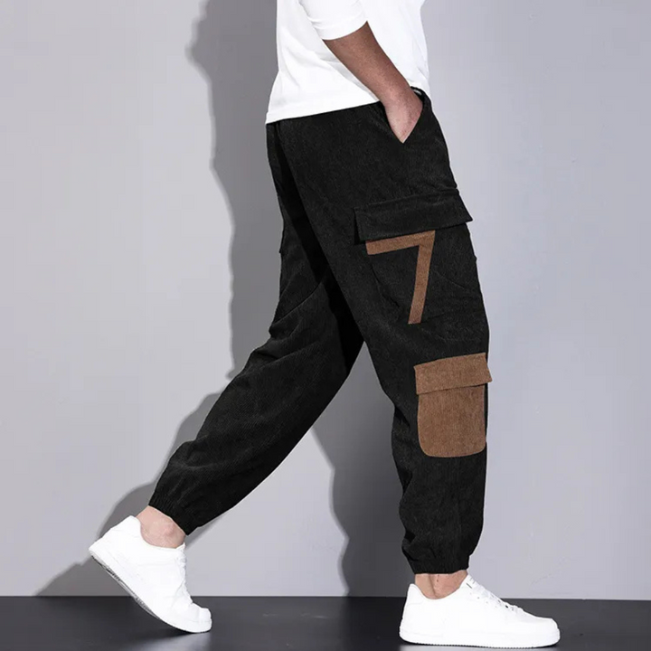 Egyenes Fit Cargo Nadrág Férfiaknak - Zane