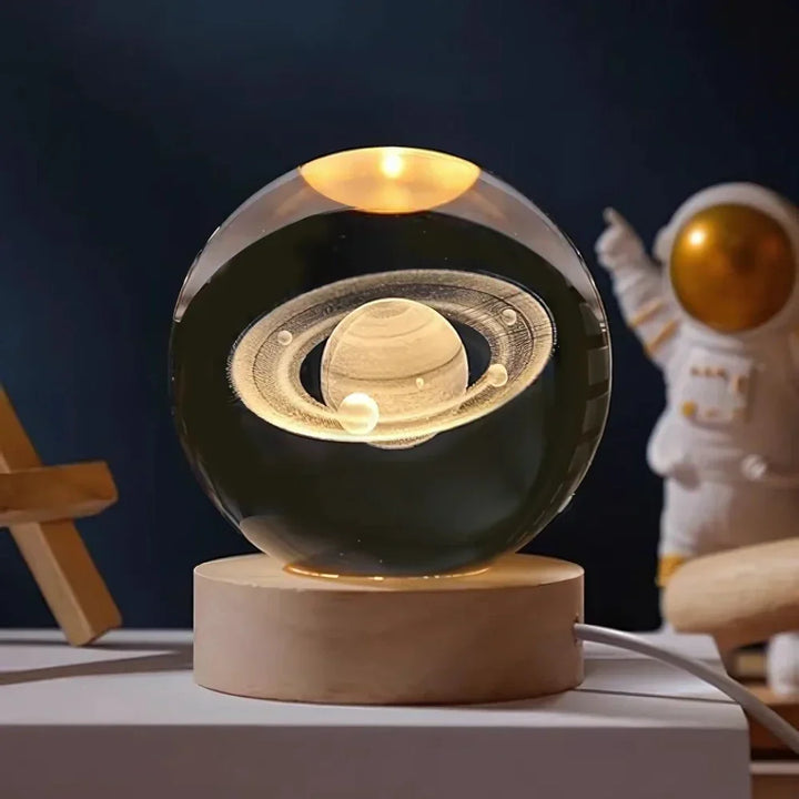3D Gravírozott Kristálygömb - Celestia