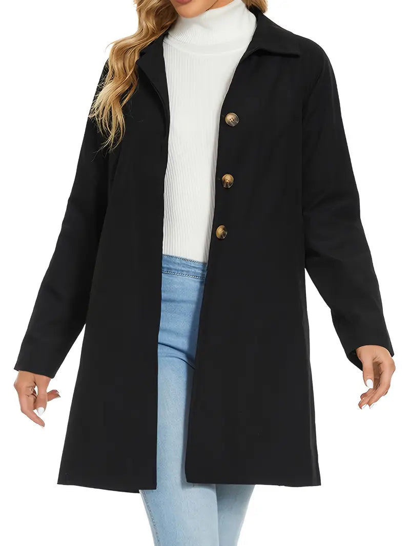 Hosszú Női Trenchcoat Derékpánttal – Amara