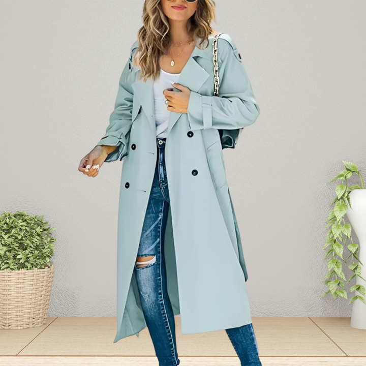 Elegáns női trench kabát az átmeneti időszakra – Isabelle