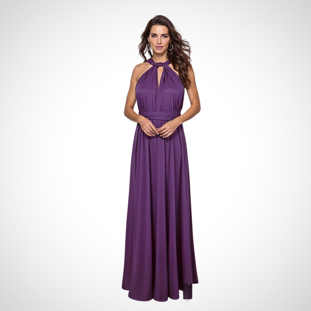 Elegáns, nőies szabású, hosszú maxi ruha – Celine