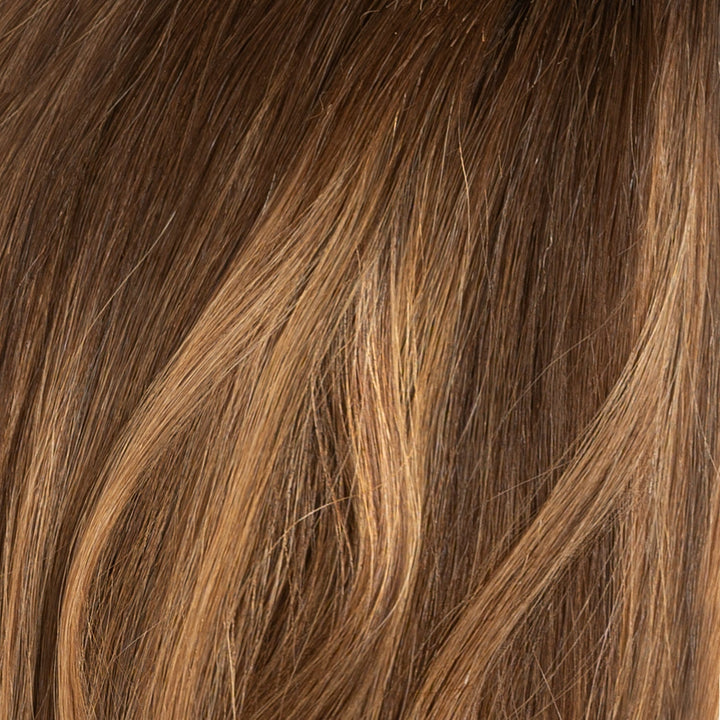 Tape-in Hairextensions – Veloura Tape (Meleg barna balayage 2+7)