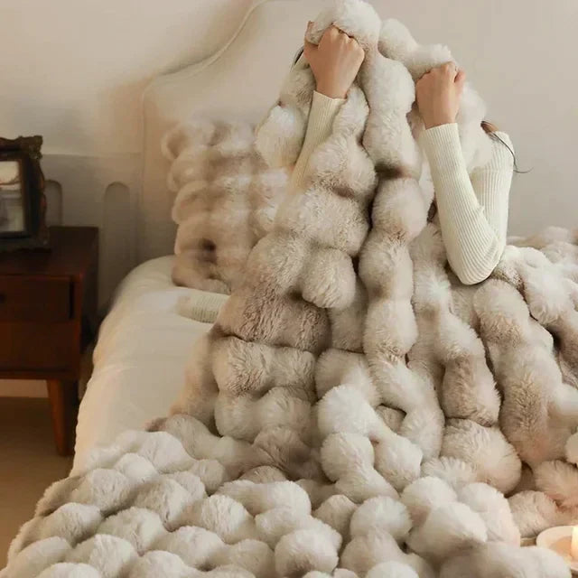 Hordozható Bolyhos Takaró Műszőrme - VeluLuxe