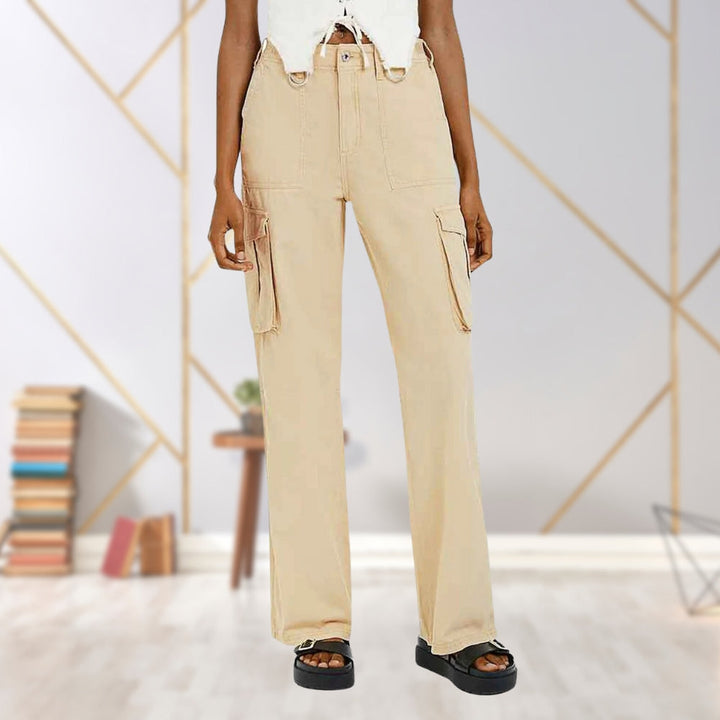 Slim-Fit Női Cargó Nadrág - Maya