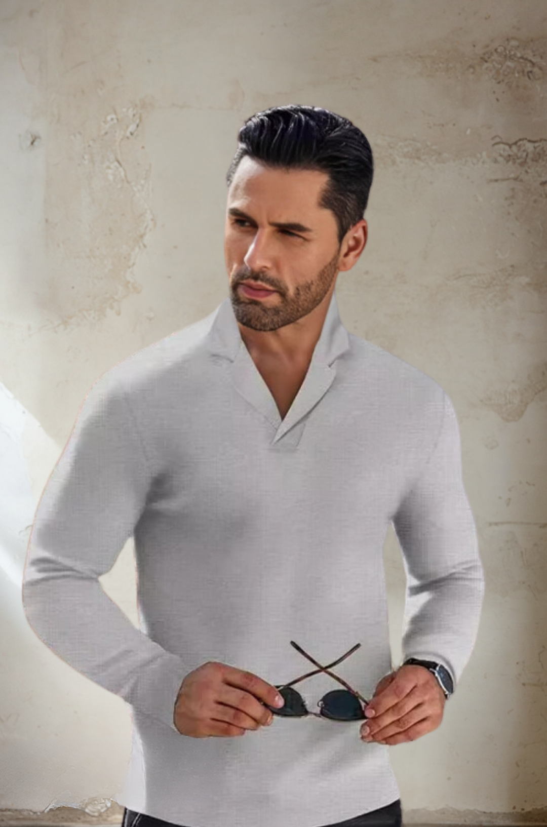 Trendi Férfi Polo Pulóver - Felix