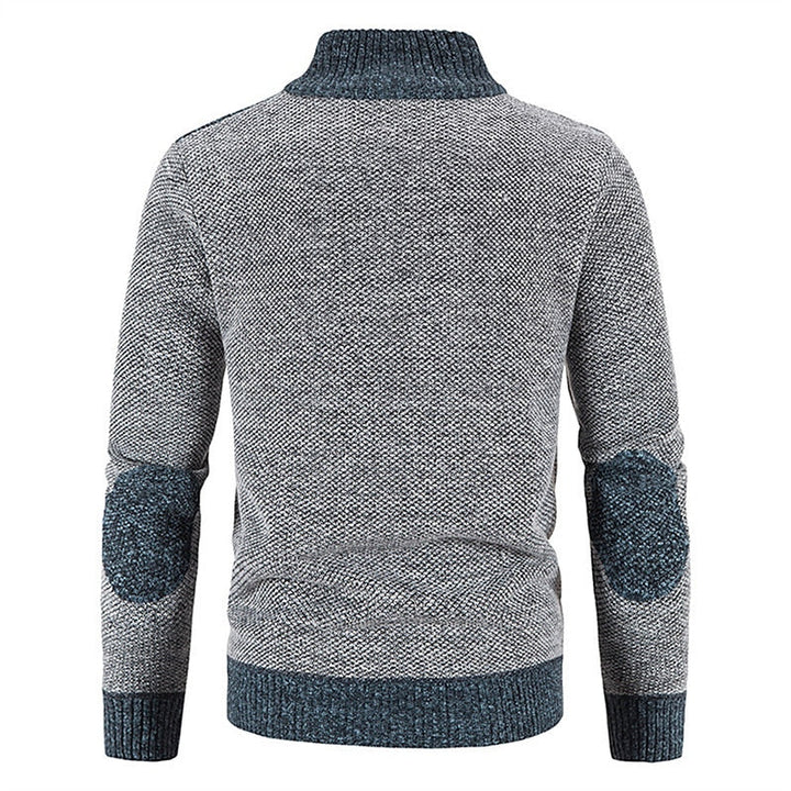 Gyapjú mellény cipzárral és pulóver - Leon