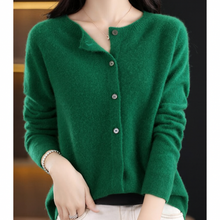 Női kerek nyakú kardigán – Amalia Őszi varázs