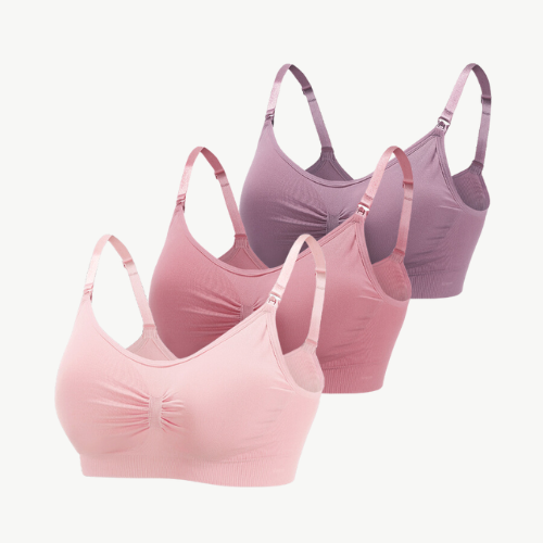 Kényelmes Szoptatós Melltartó (3 darabos szett) – NurtureFit