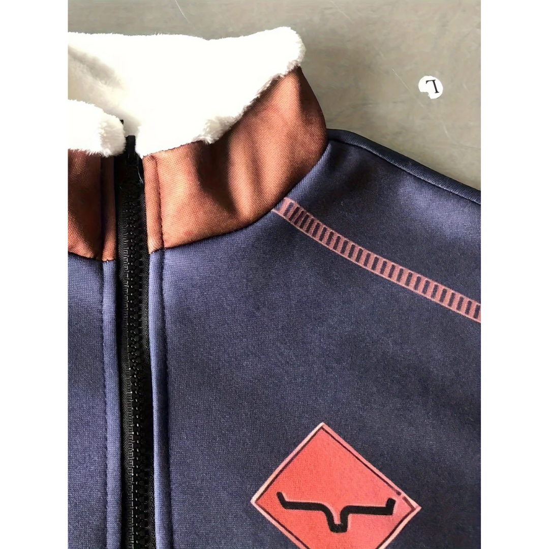 Férfi pulóver cipzárral – Friedav