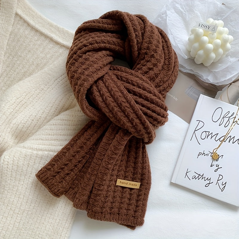 Unisex kötött sál geometrikus mintával – Matteo