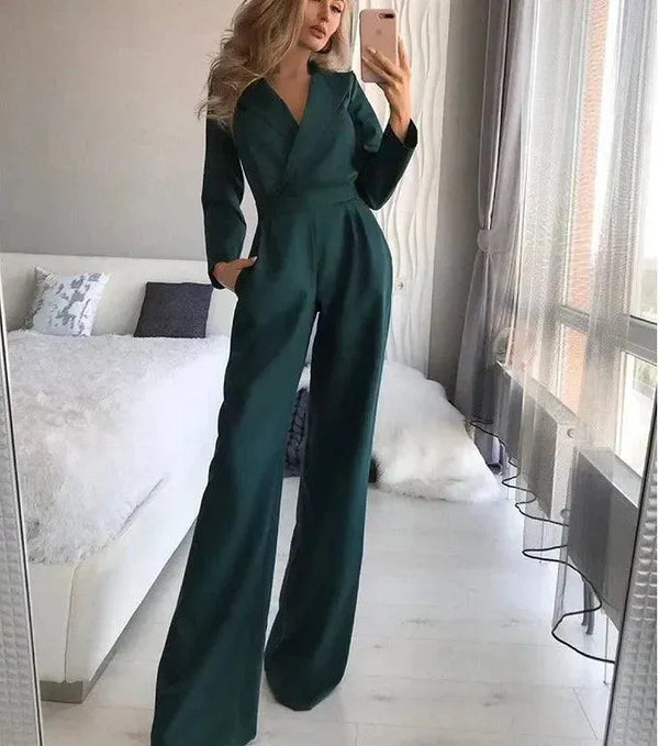Stílusos Hosszúujjú Jumpsuit - Sophie