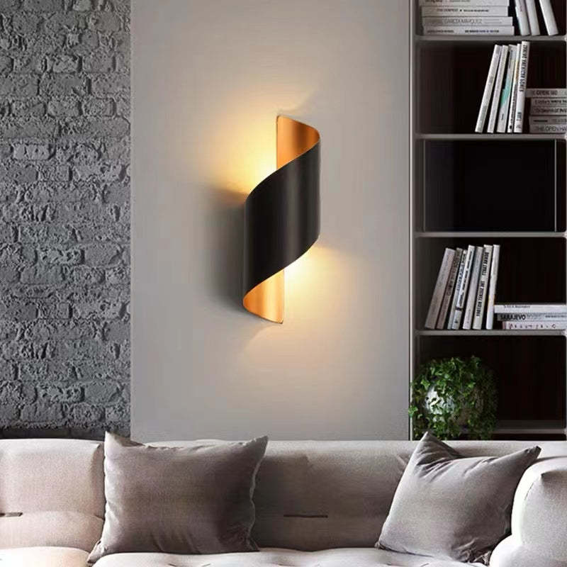 Modern Spirál LED Fali Lámpa - TwistLight
