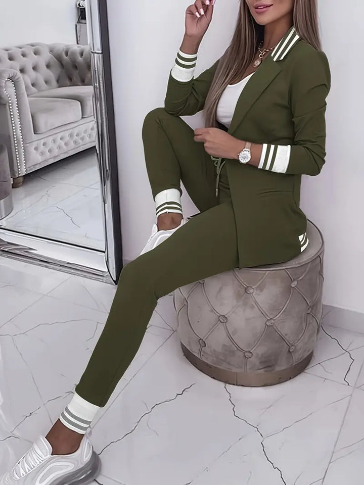 Casual Streetwear Csíkos Szett - Sophie